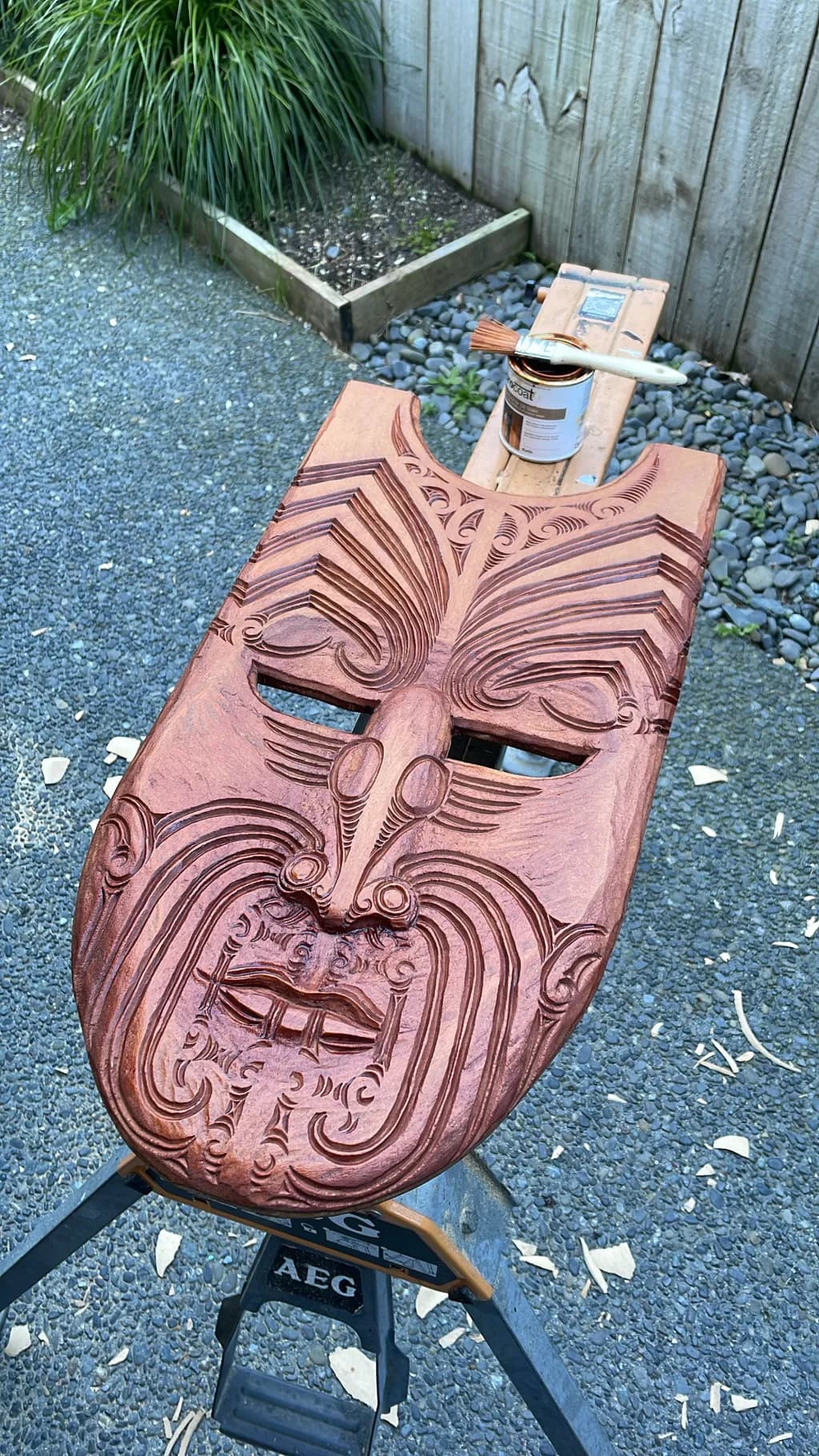 Carved Wooden Mask