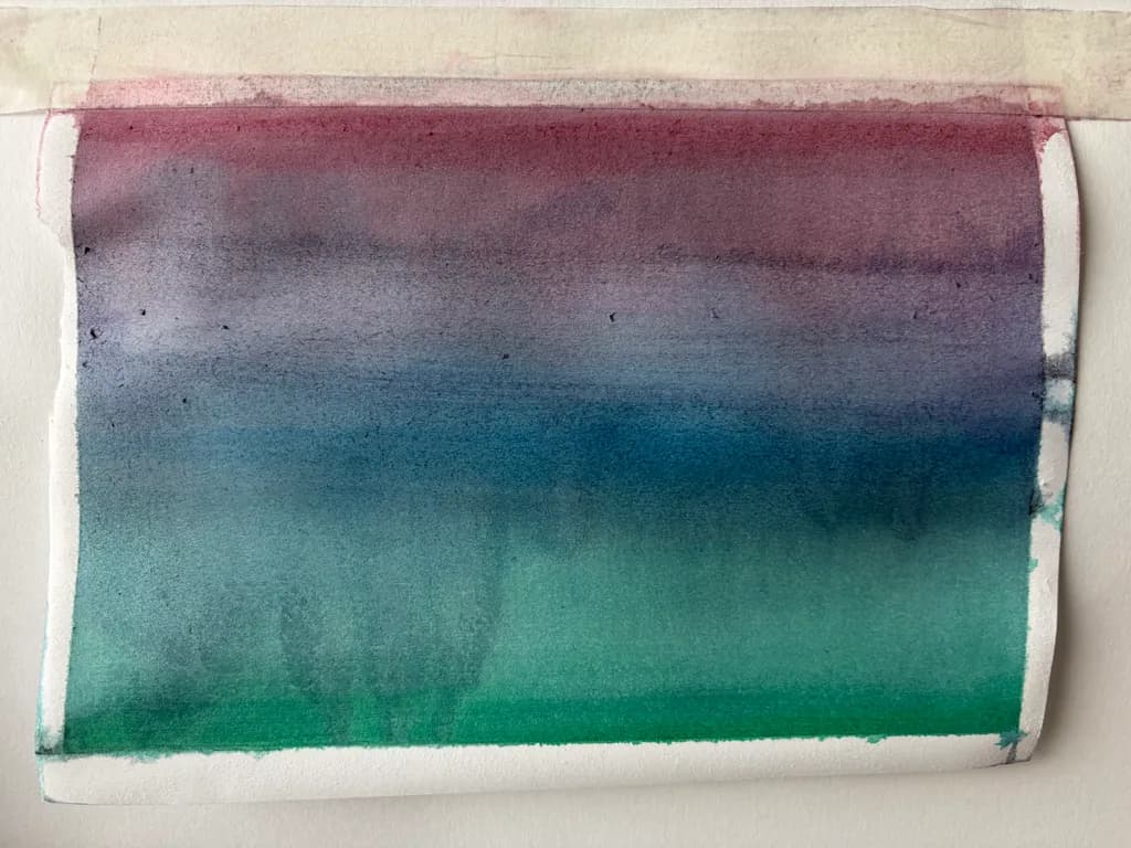 Teal Violet Gradient