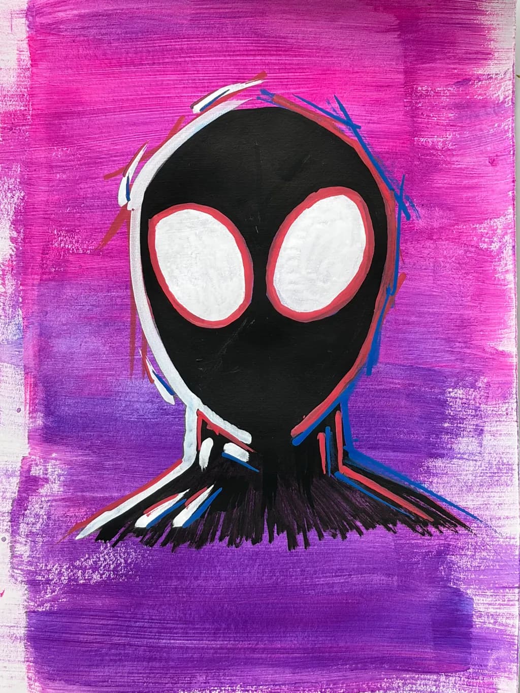Magenta Mask Portrait