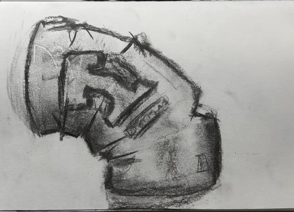 Charcoal Form Study