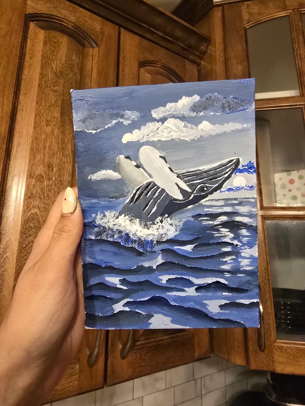 Whale Breach Ocean