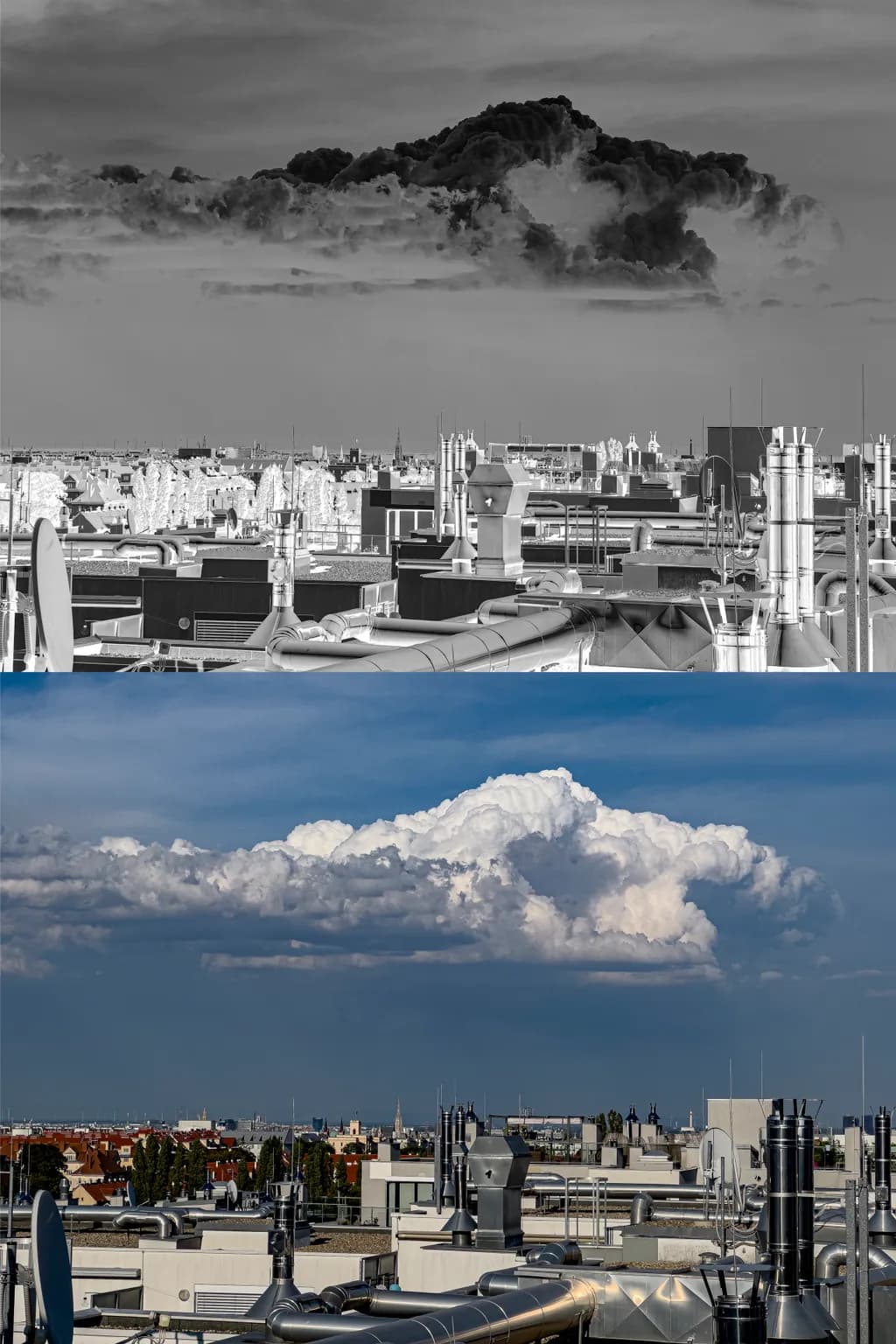 Double Skyline Clouds