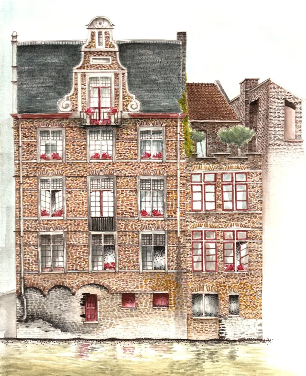 Historic Brick Facade
