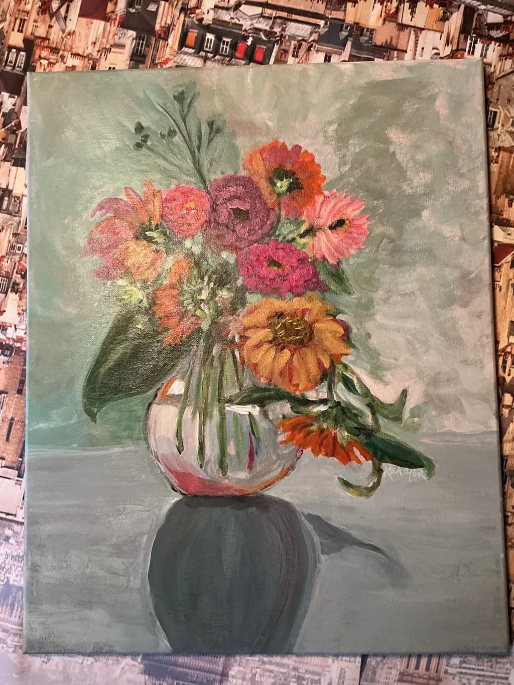 Glass Vase Bouquet