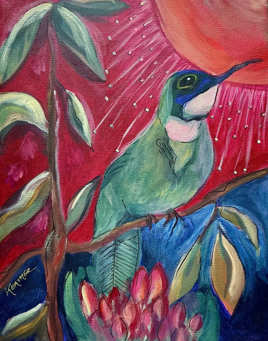 Hummingbird Sunburst