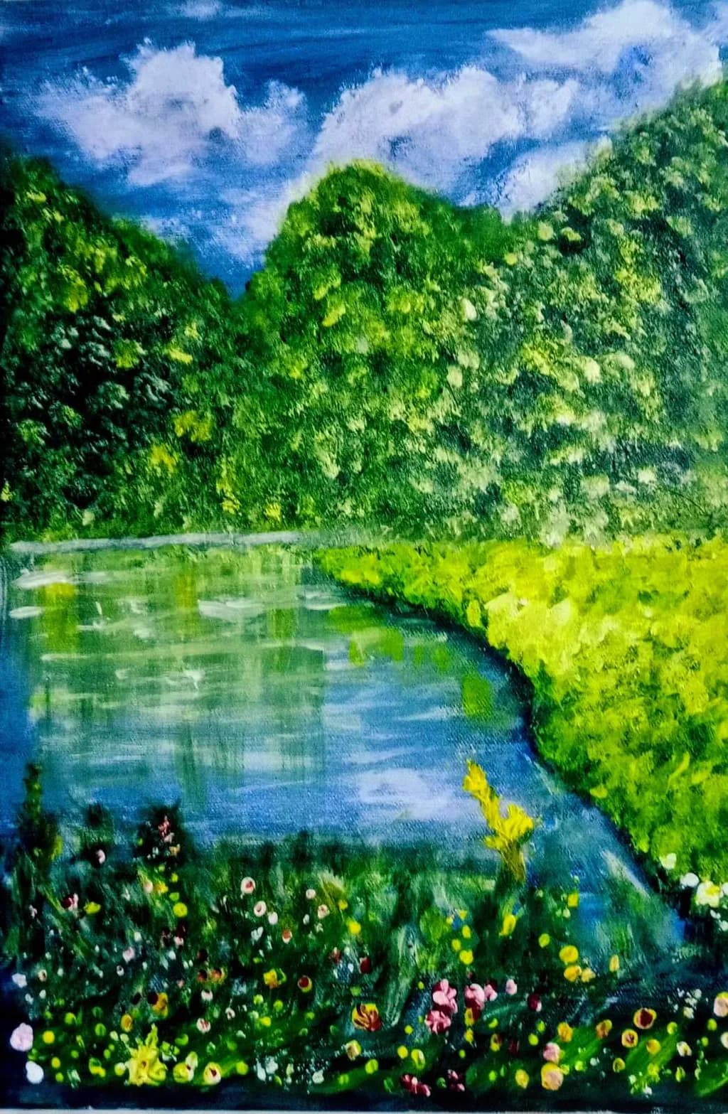 Lake and Forest Bloom