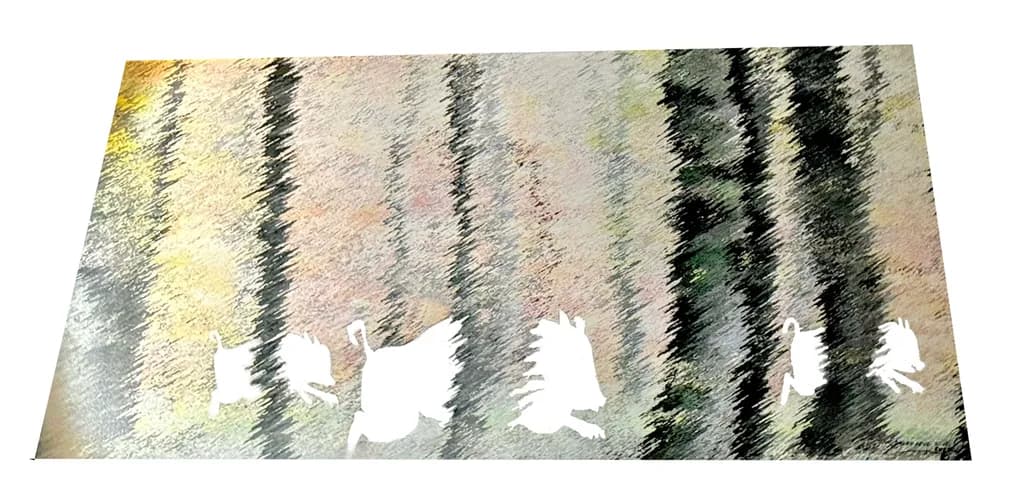 Wald Schweine Scene