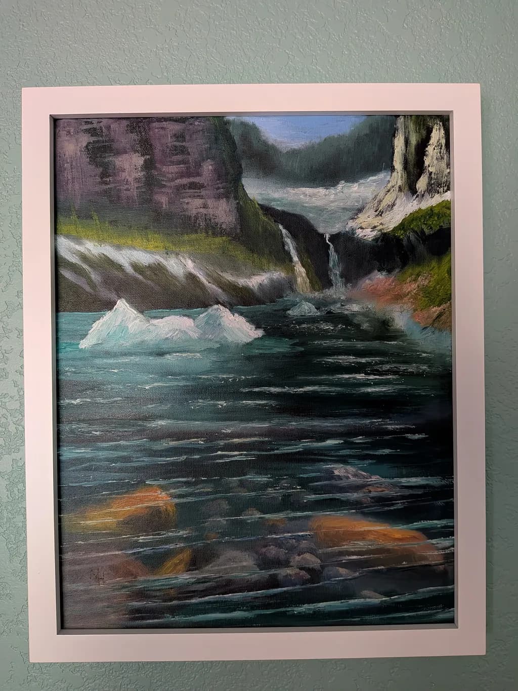 Glacier Melt Waterfall