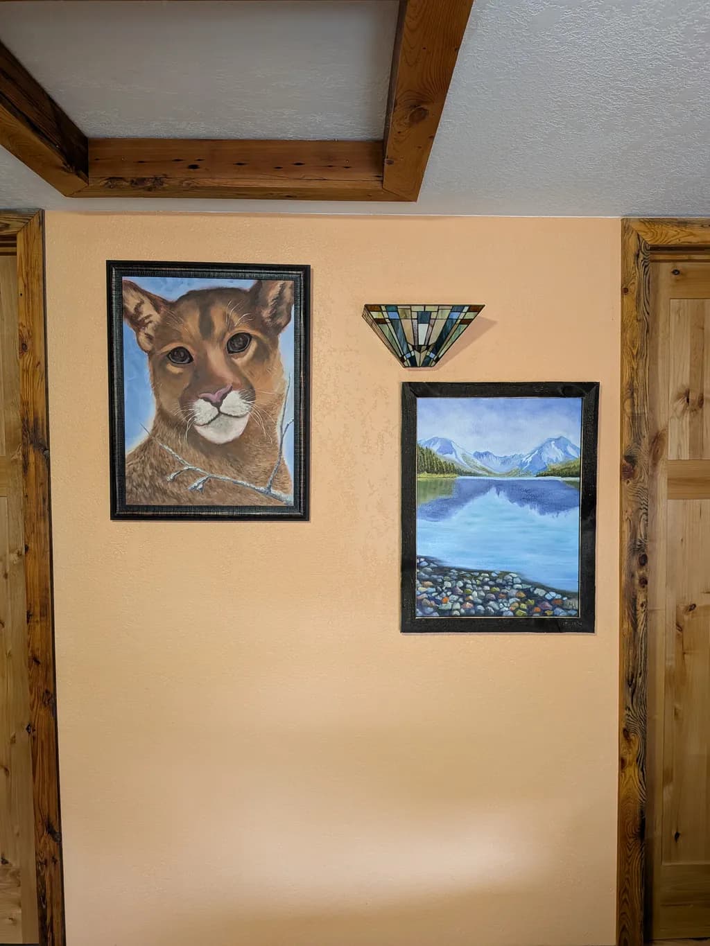 Cougar and Bright Rocks