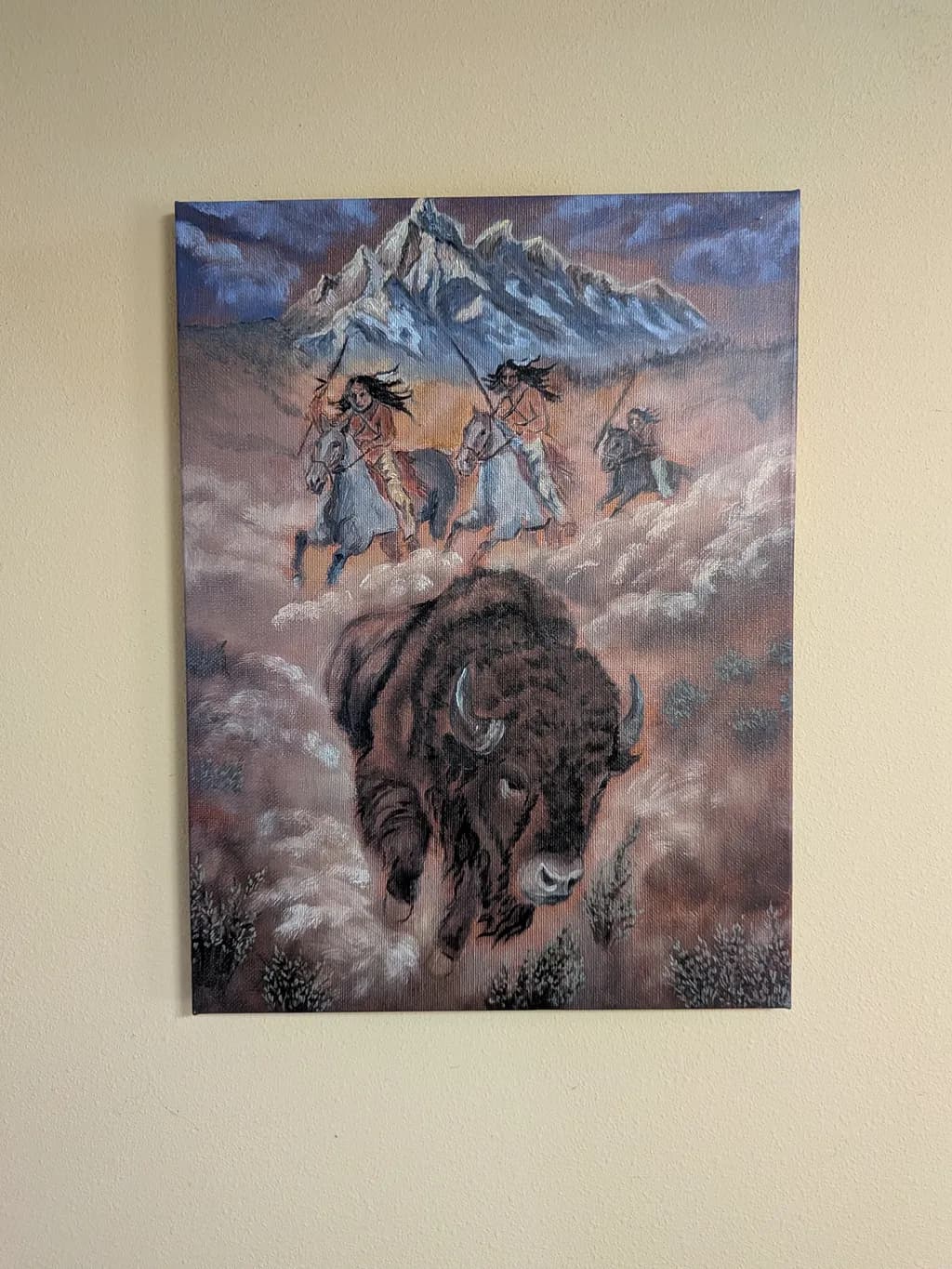 Bison Hunt Reproduction