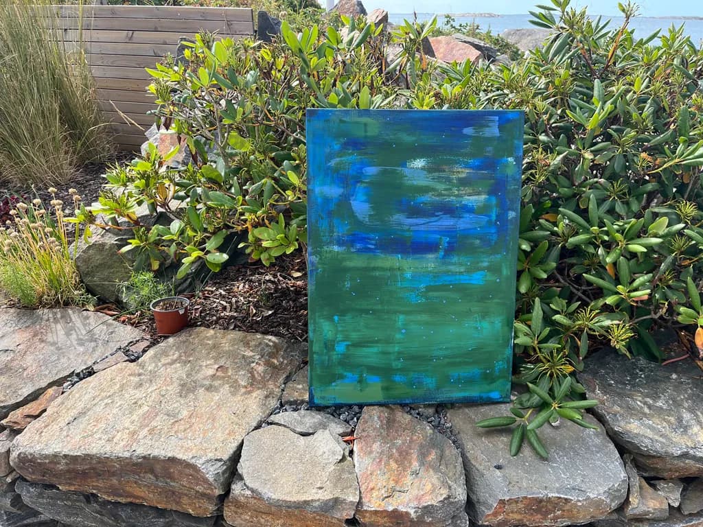 Abstract Green Landscape