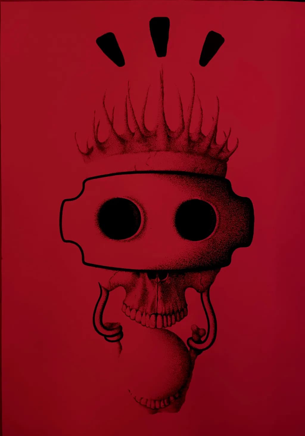 Crowned Skull Mask