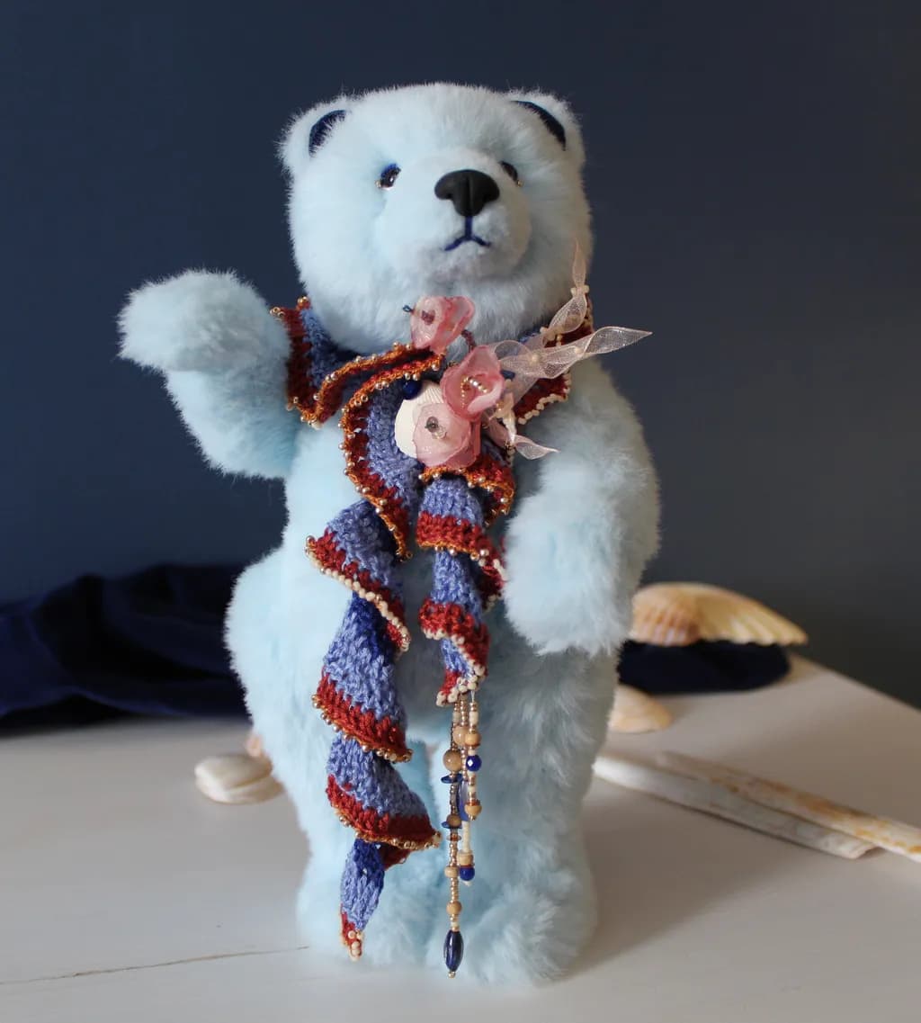 Plush Bear with Scarf