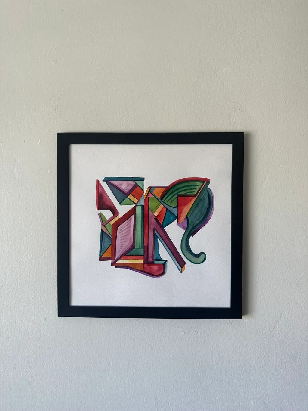 Geometric Shapes Composition