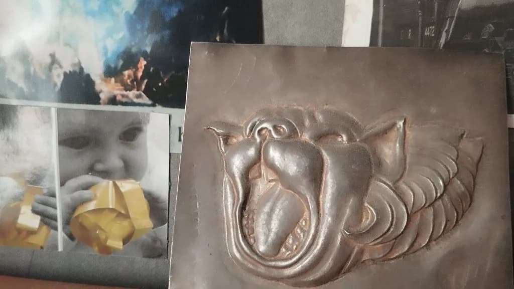Winged Bulldog Relief
