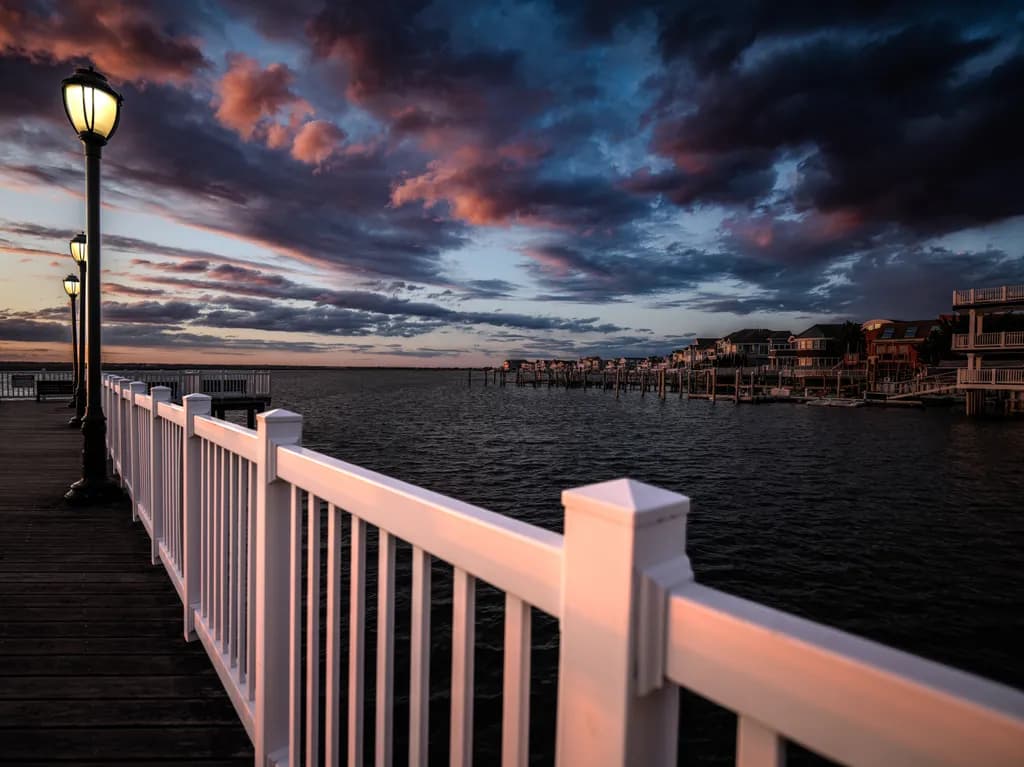 Waterfront Pier Dusk