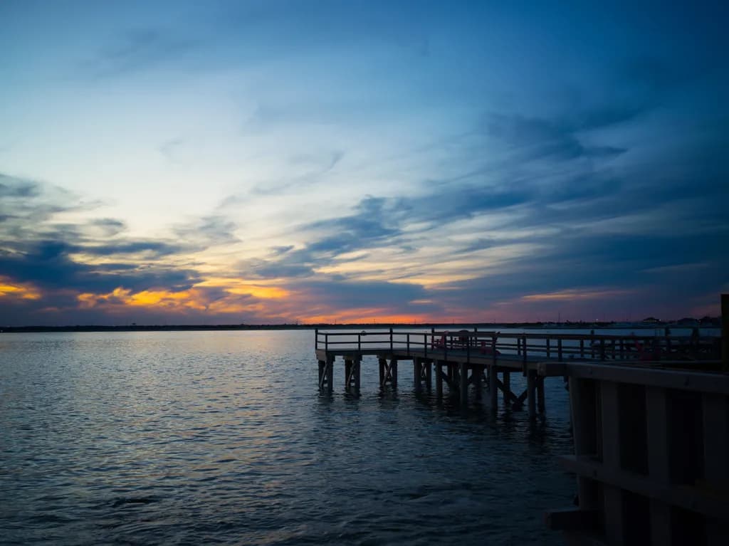 Sunset Pier Water