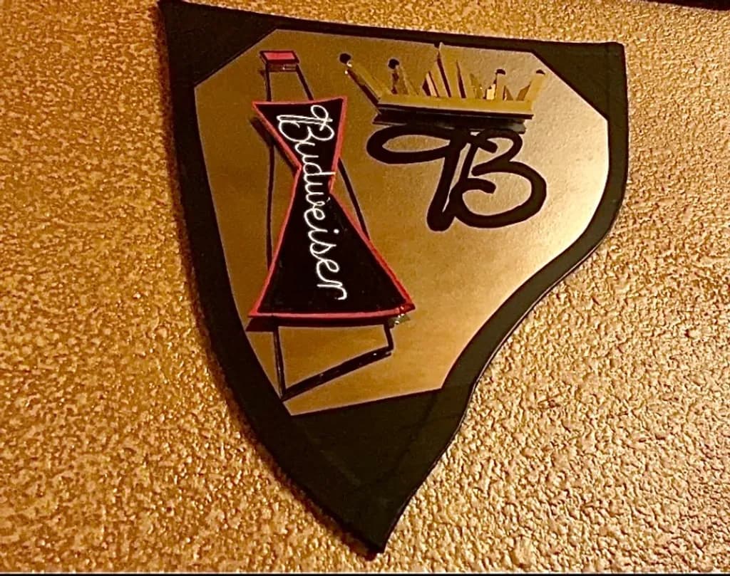 Budweiser Crest Sign