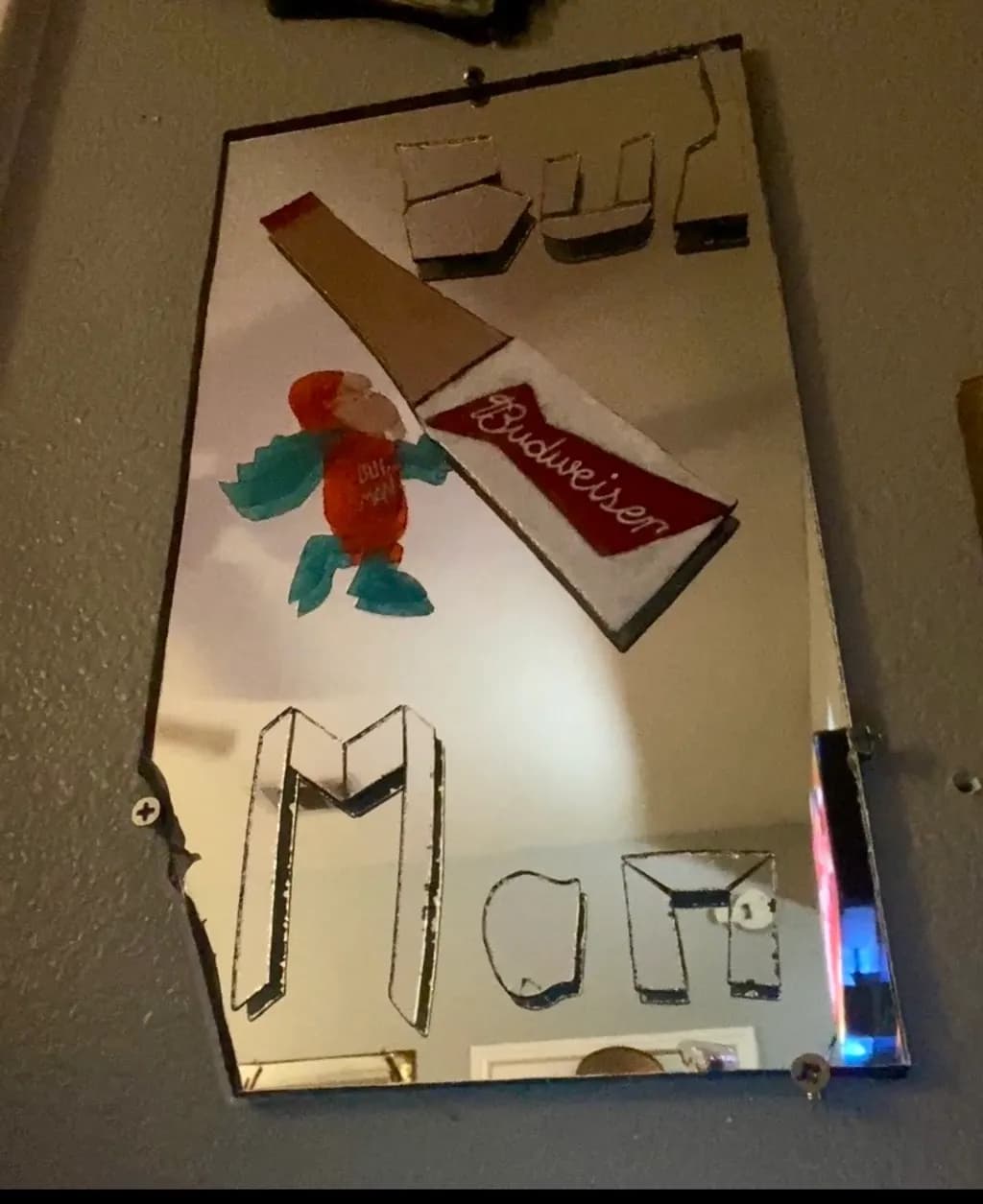 Budweiser Mirror Art