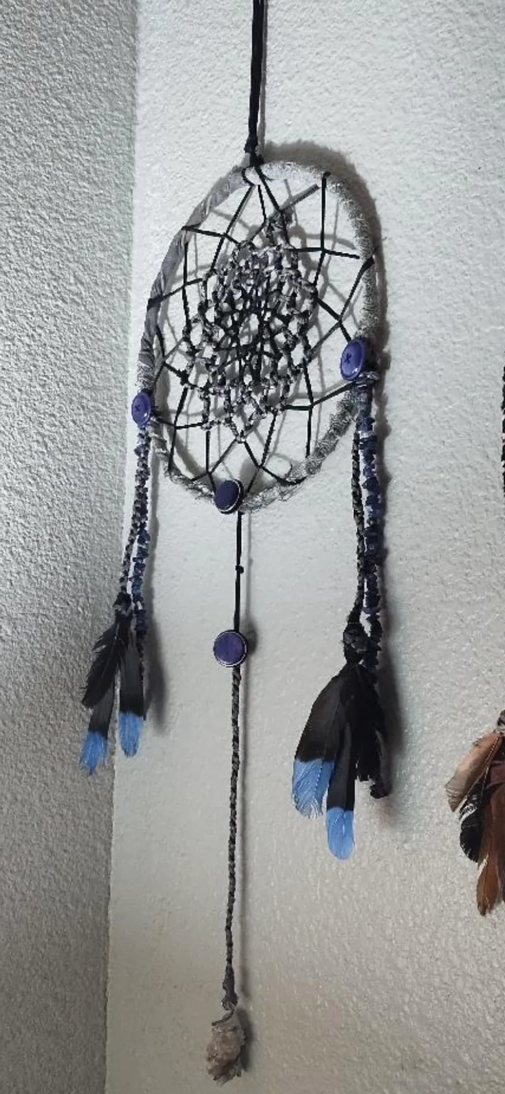 Blue Feather Dreamcatcher