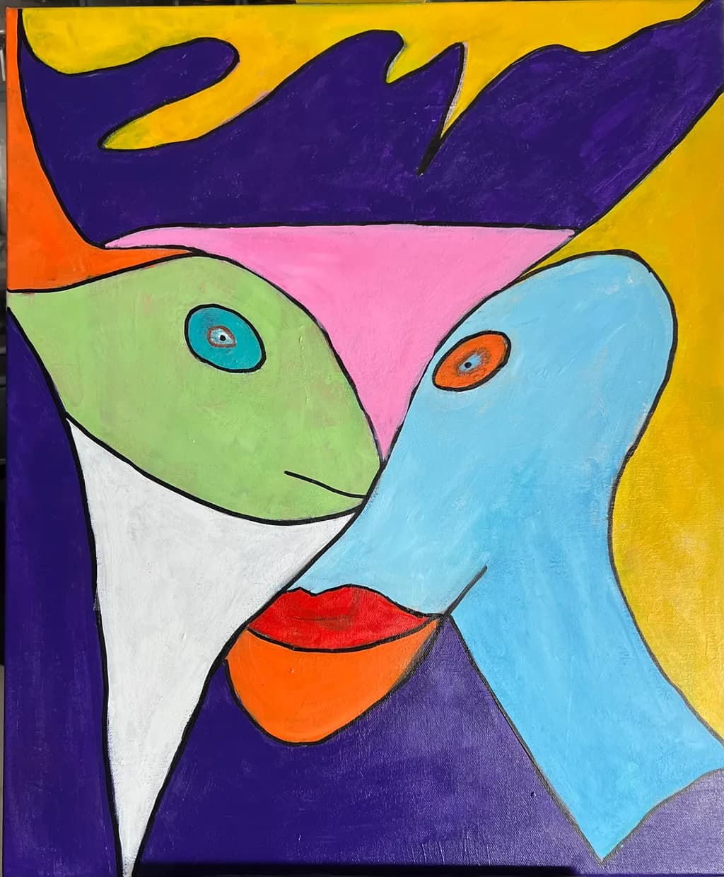 Colorful Bird Faces