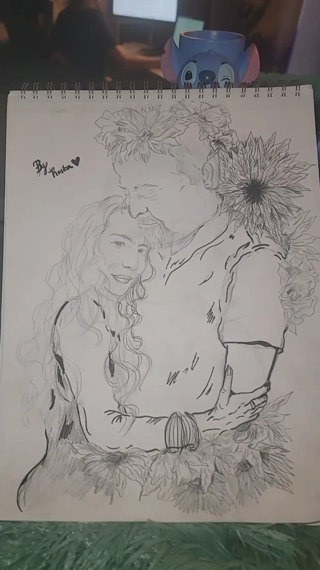 Embrace with Flowers