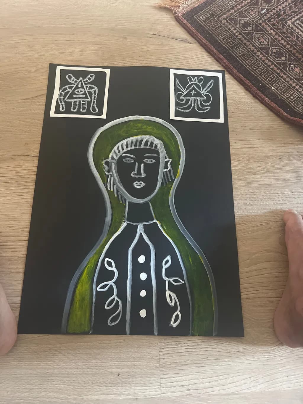 Portrait with Symbols