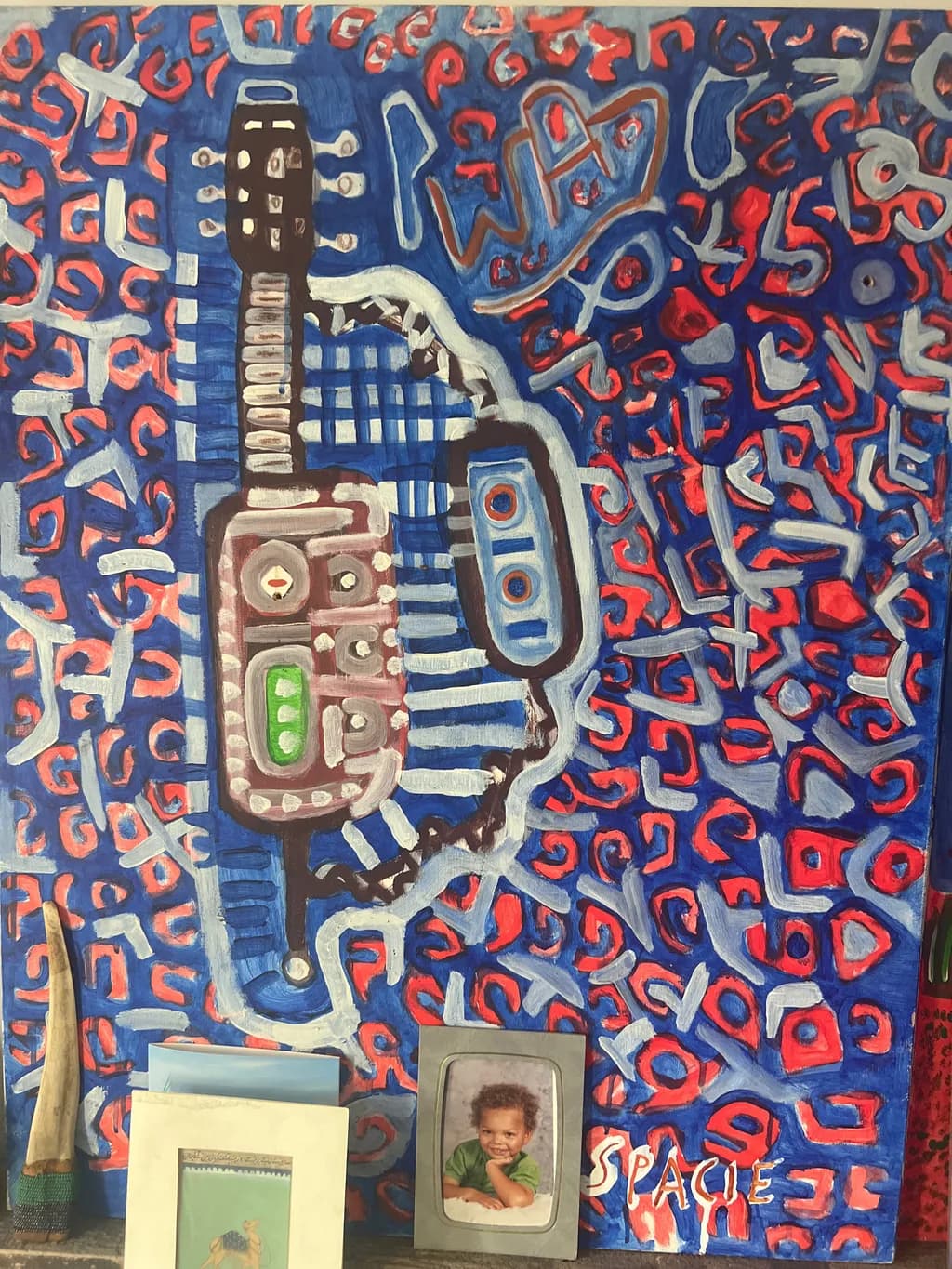 Abstract Guitar Pattern