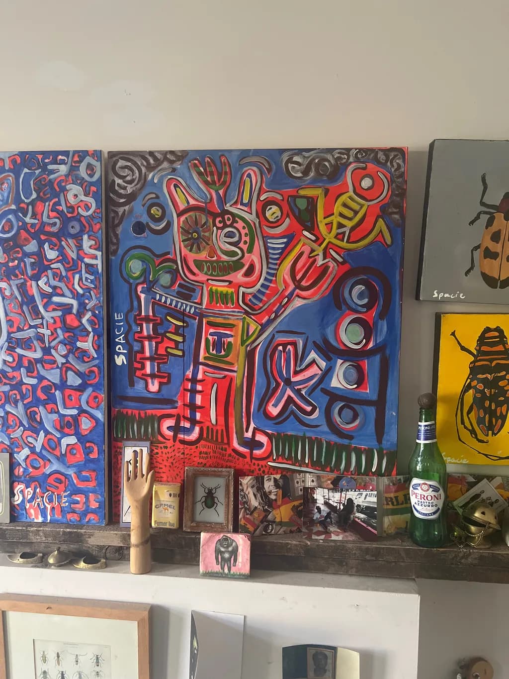 Abstract Creature Canvas