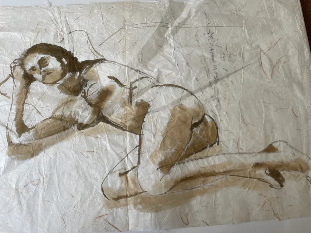 Reclining Nude Sketch