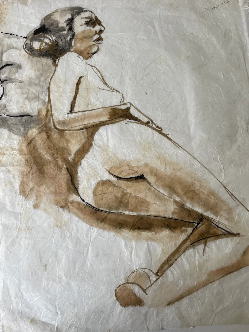Reclining Nude Study