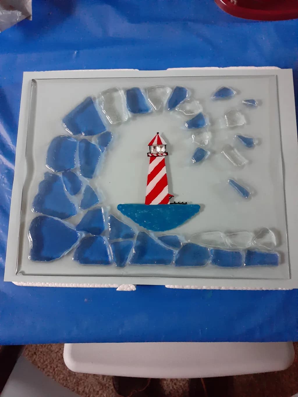 Lighthouse Wave Mosaic