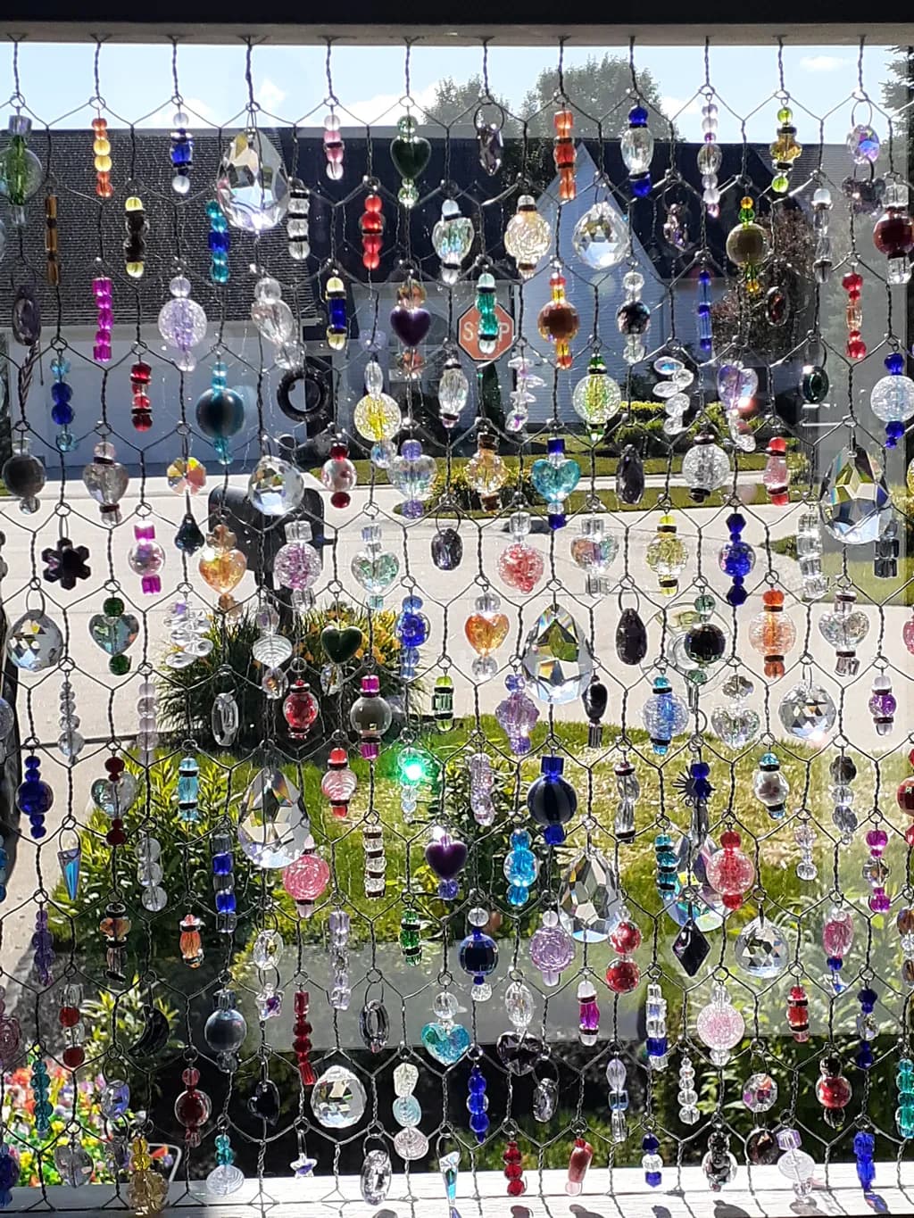 Beaded Window Curtain