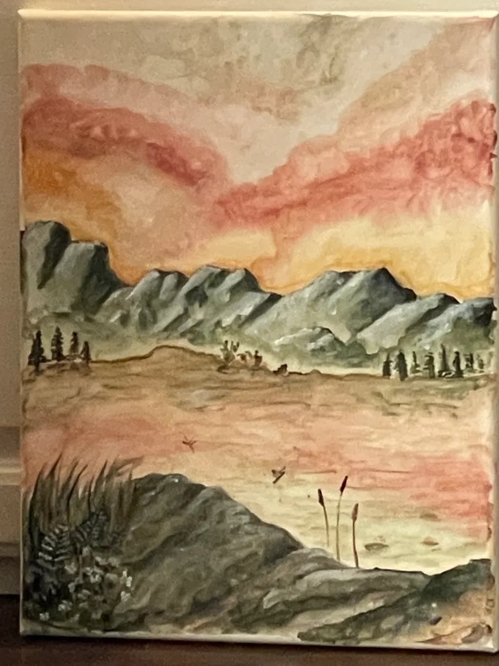 Mountain Sunset Glow