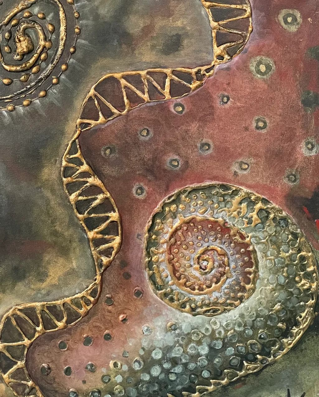 DNA Spiral Pattern