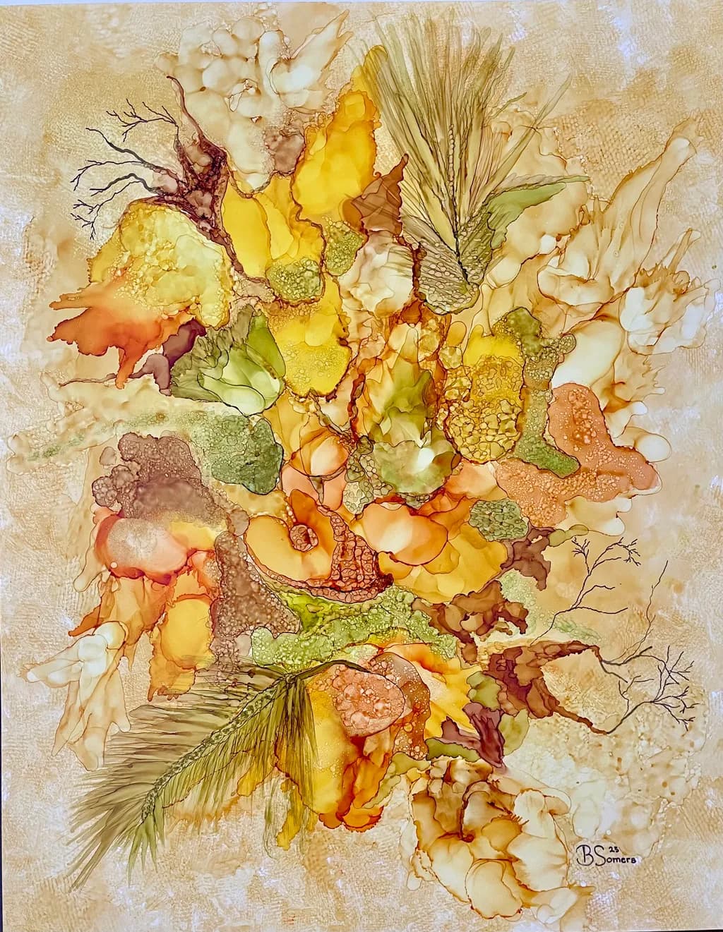 Autumn Leaves Composition