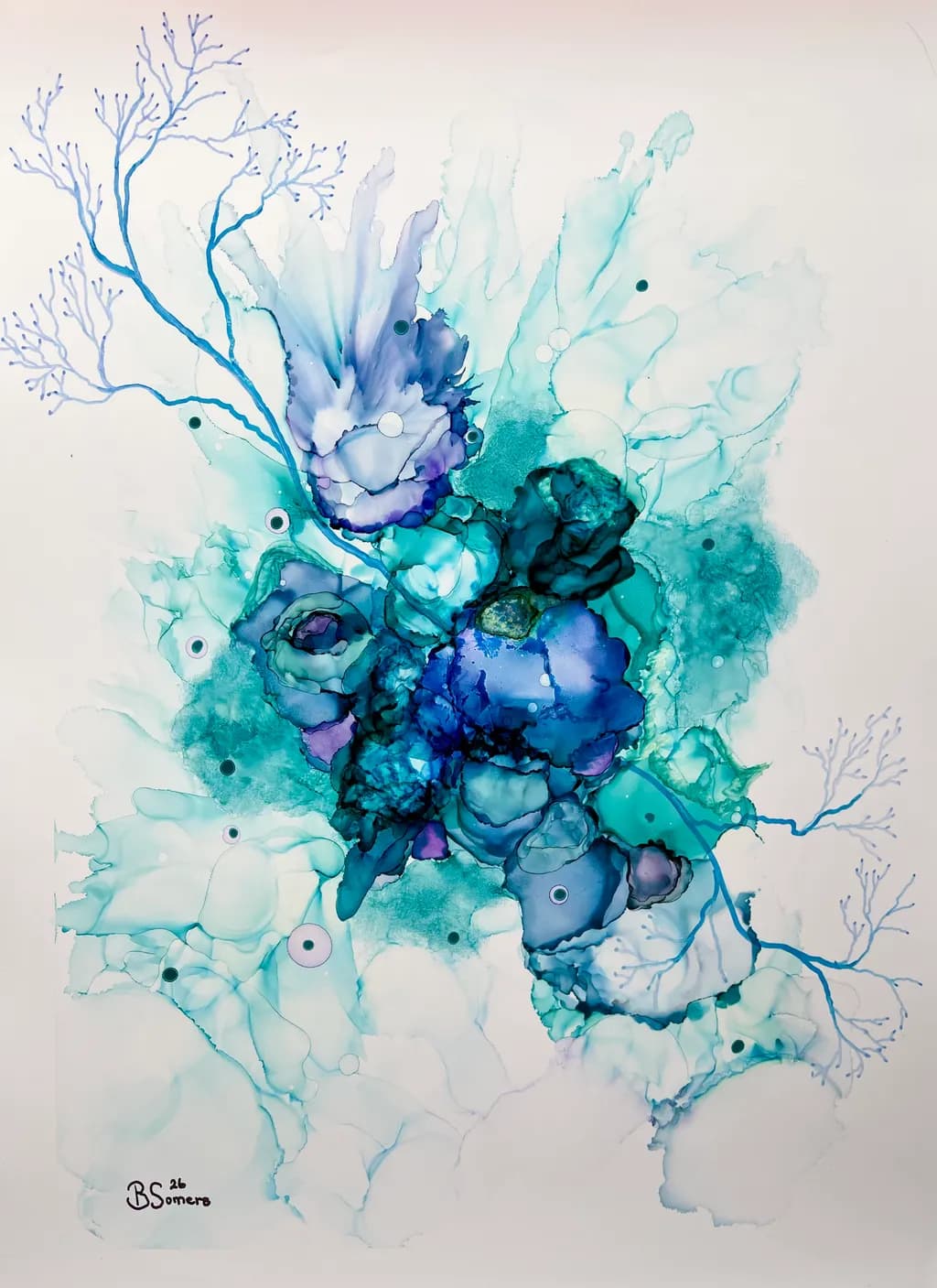Blue Coral Bloom