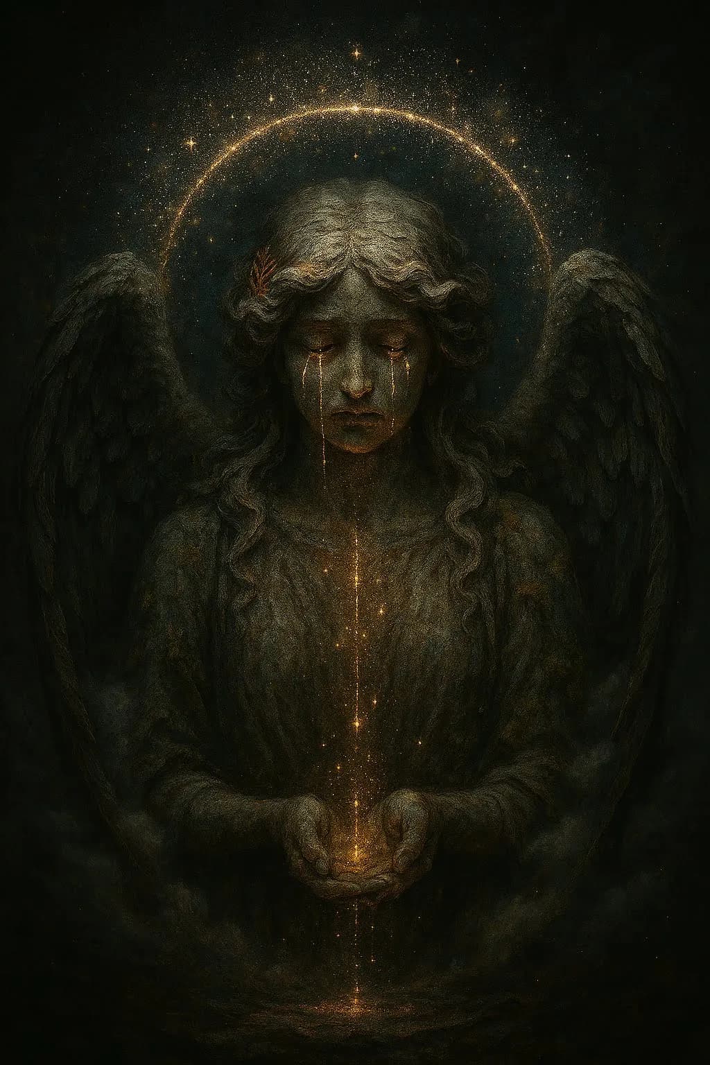Golden Tears Angel
