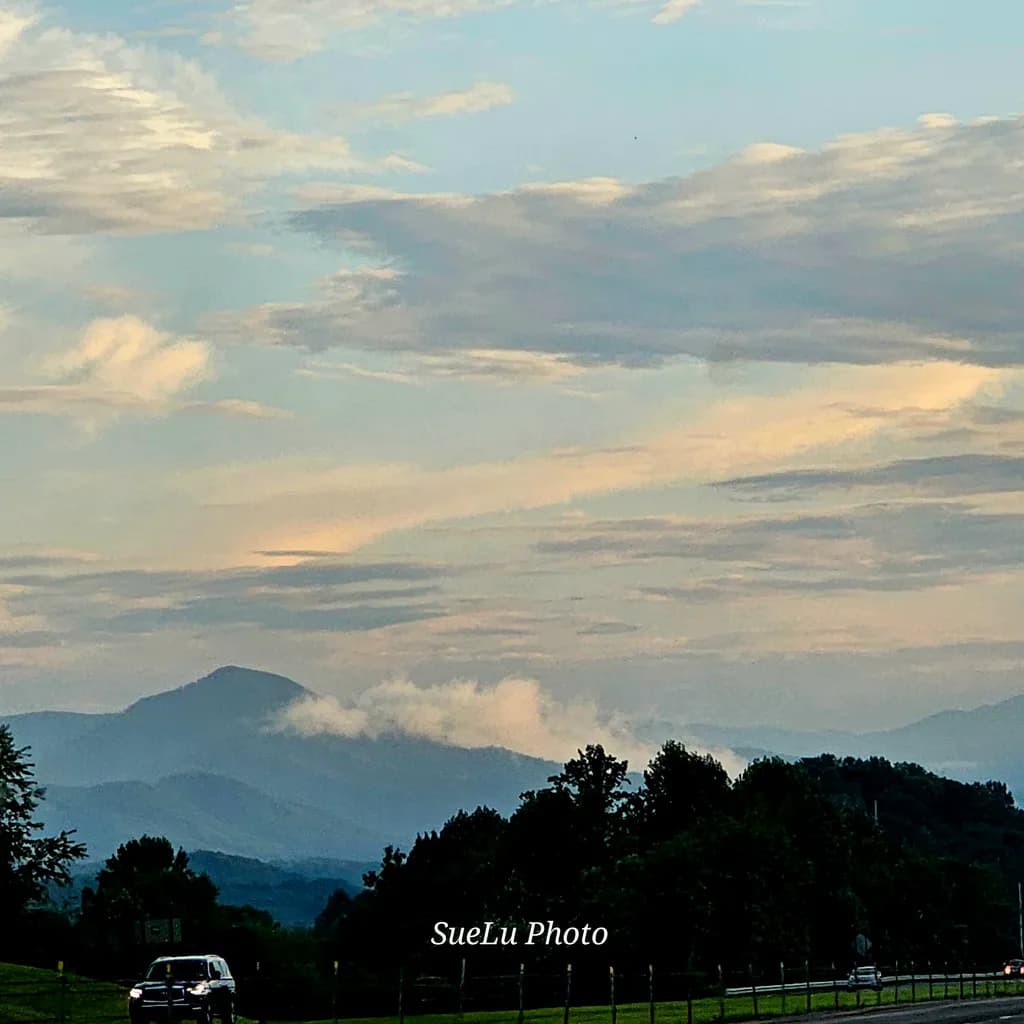 Mountain Horizon Clouds
