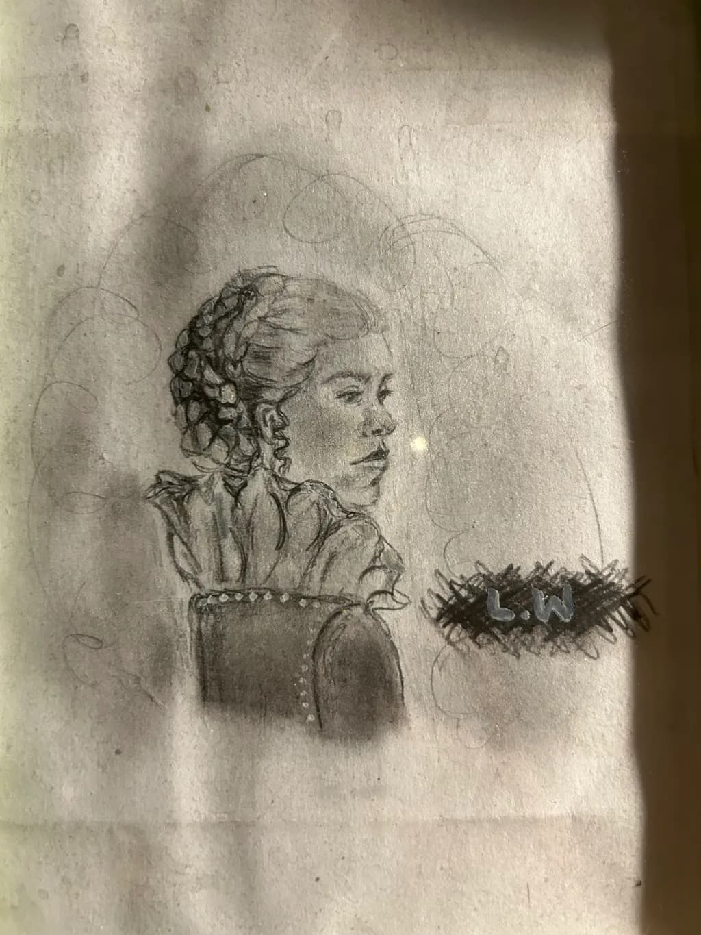 Vintage Portrait Sketch
