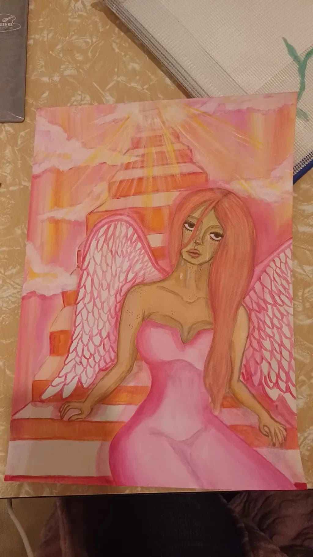 Angel on Stairway