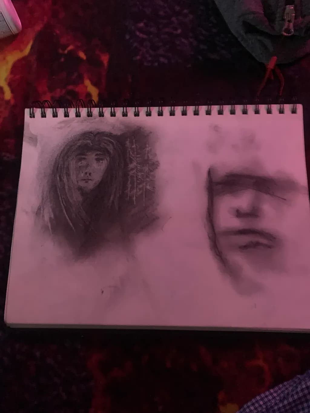 Charcoal Portrait Sketch