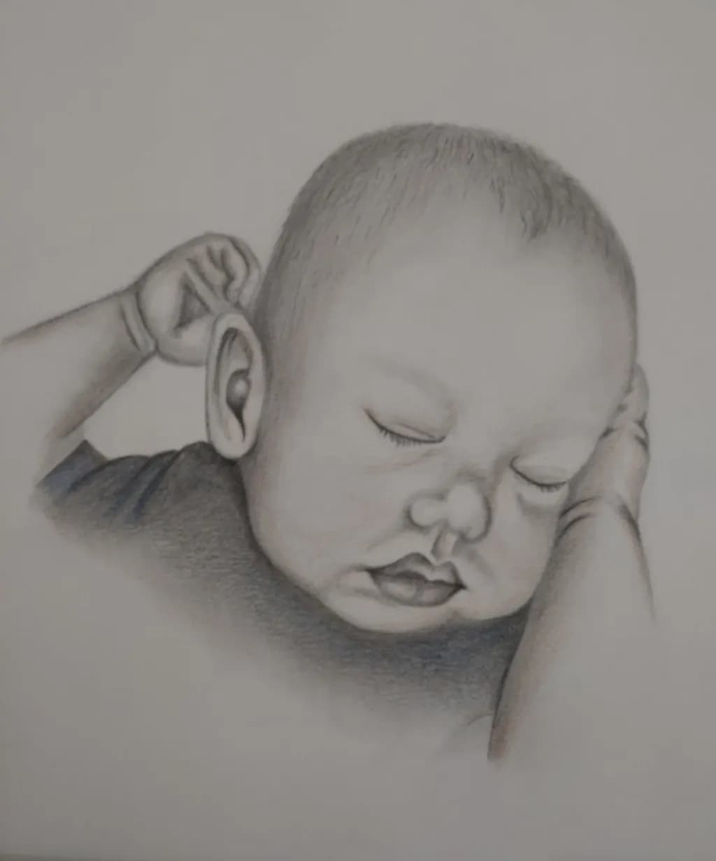 Sleeping Baby Portrait