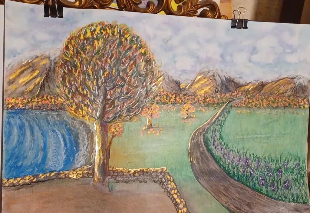 Tree by Mountain Path