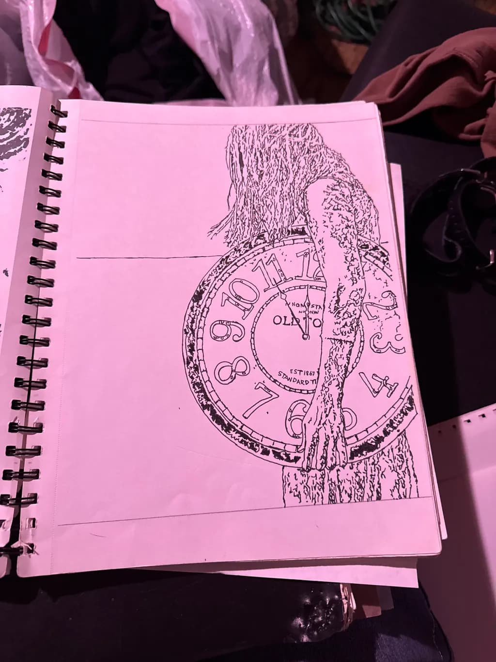 Woman with Clock