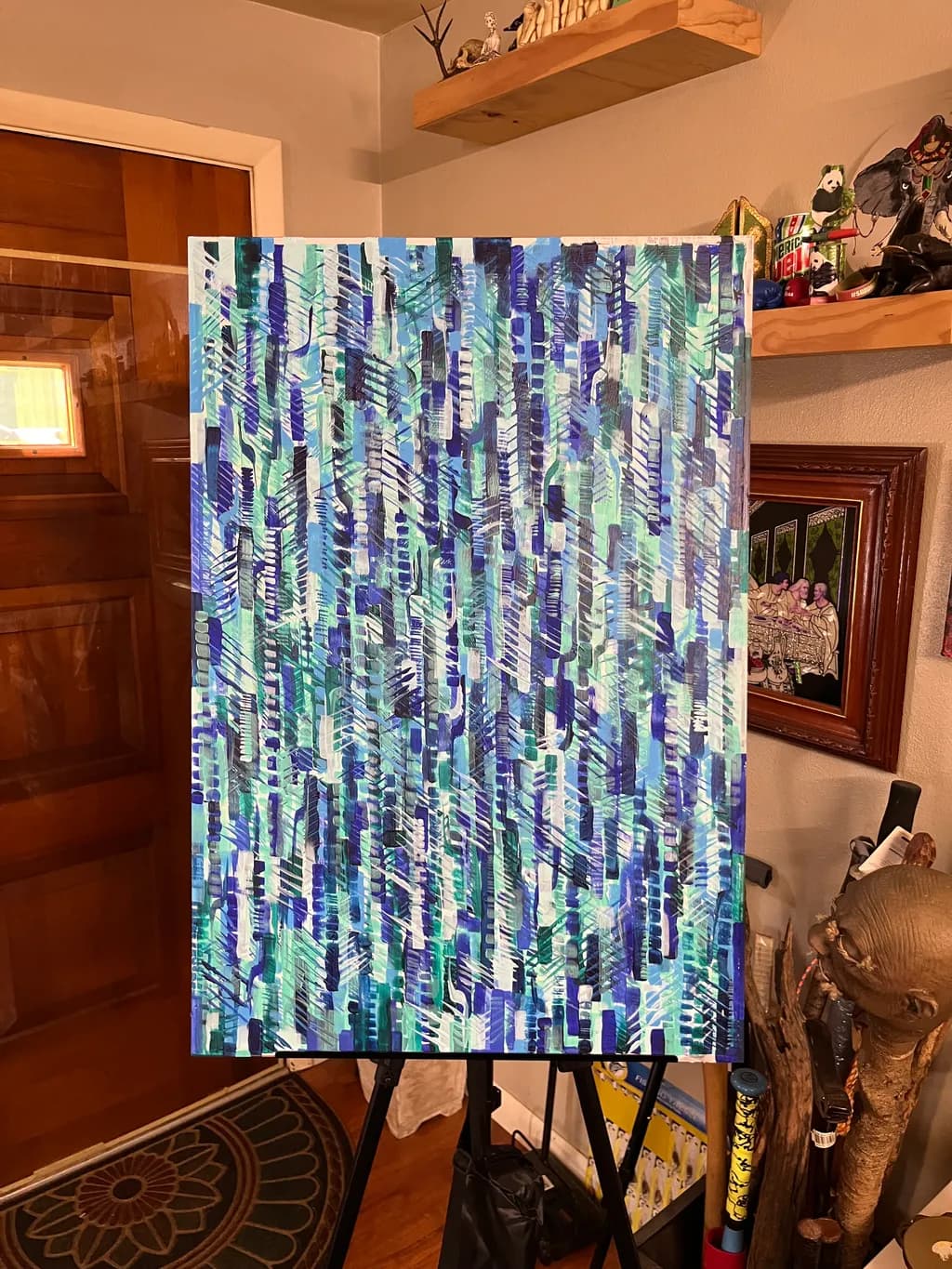 Blue Bamboo Forest