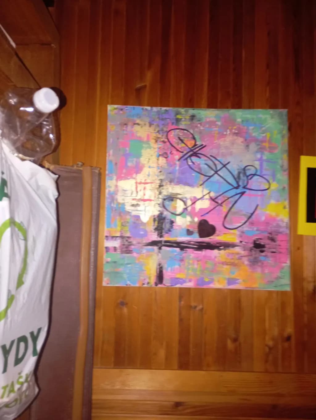 Abstract Heart Canvas