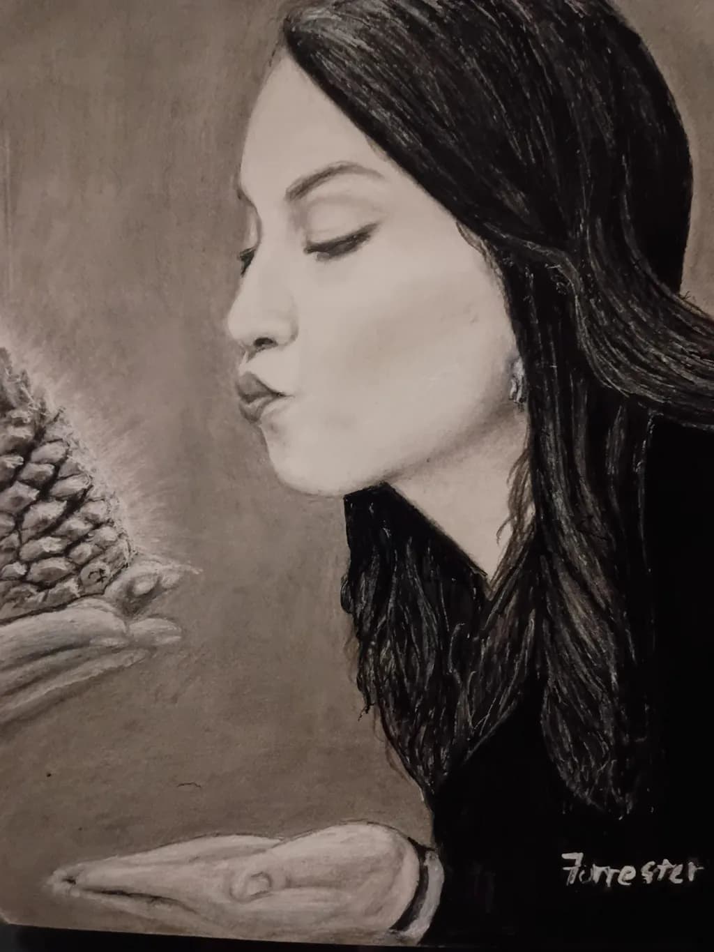 Pinecone Kiss