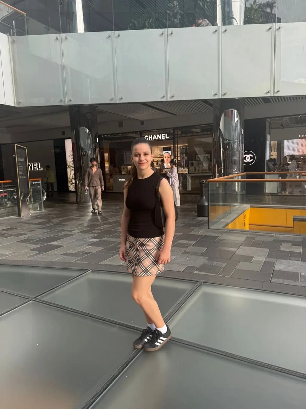 Urban Shopping Scene