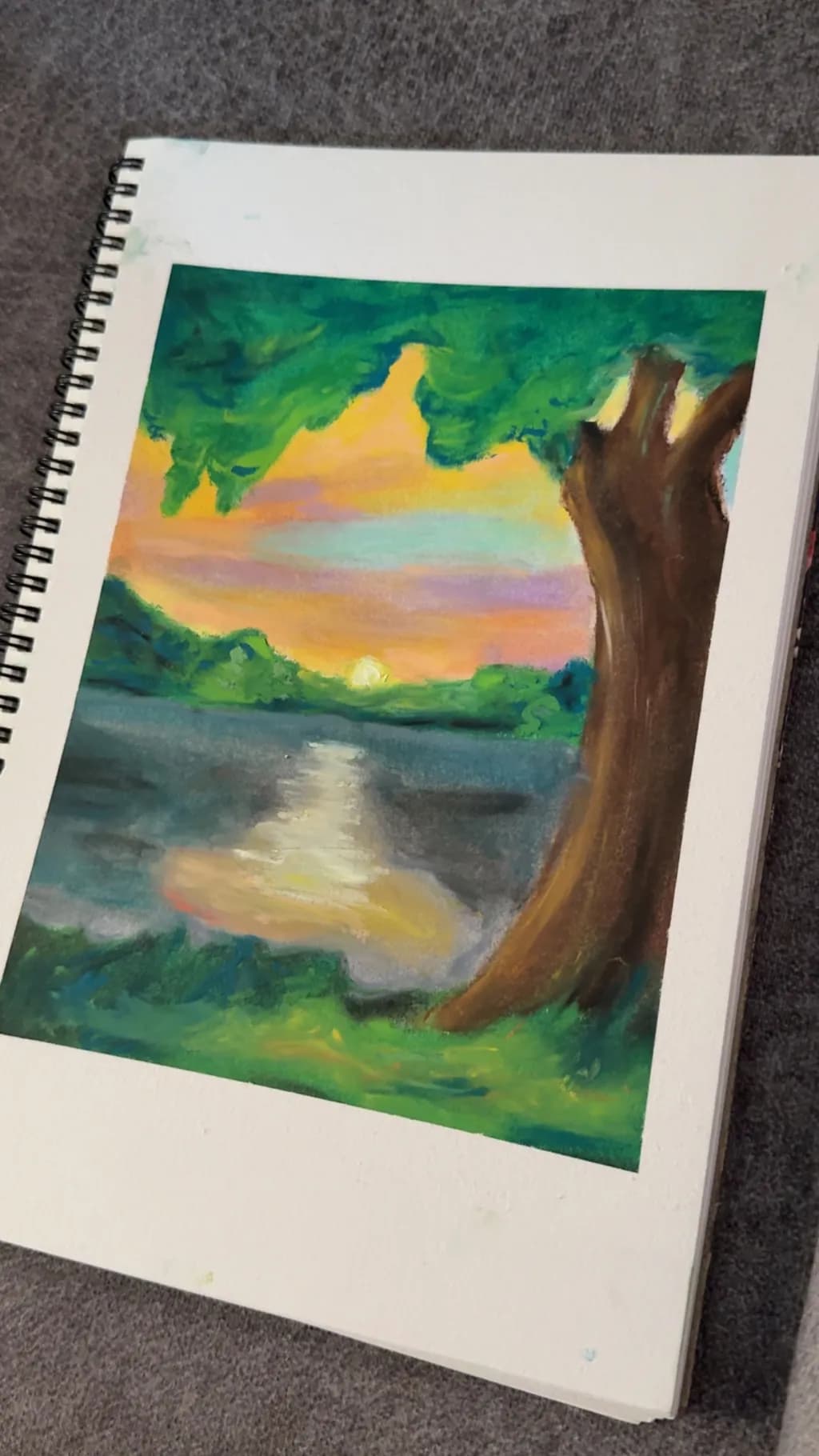Sunset by the Lake